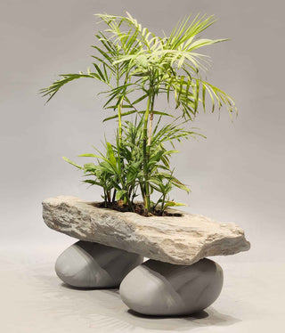 Stone Plant Pot, stone planters, stone planters outdoor, outdoor stone planters